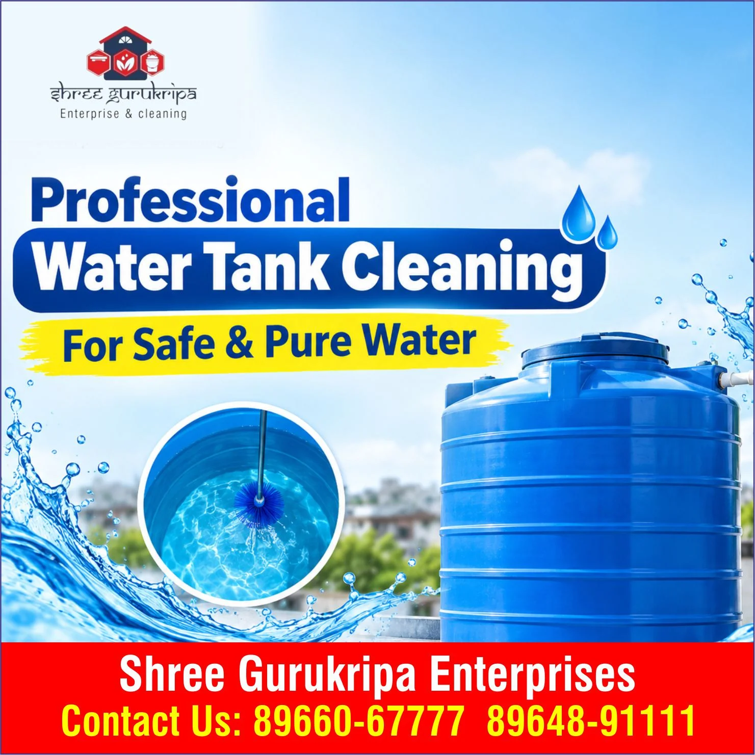 Professional Water Tank Cleaning in Indore
